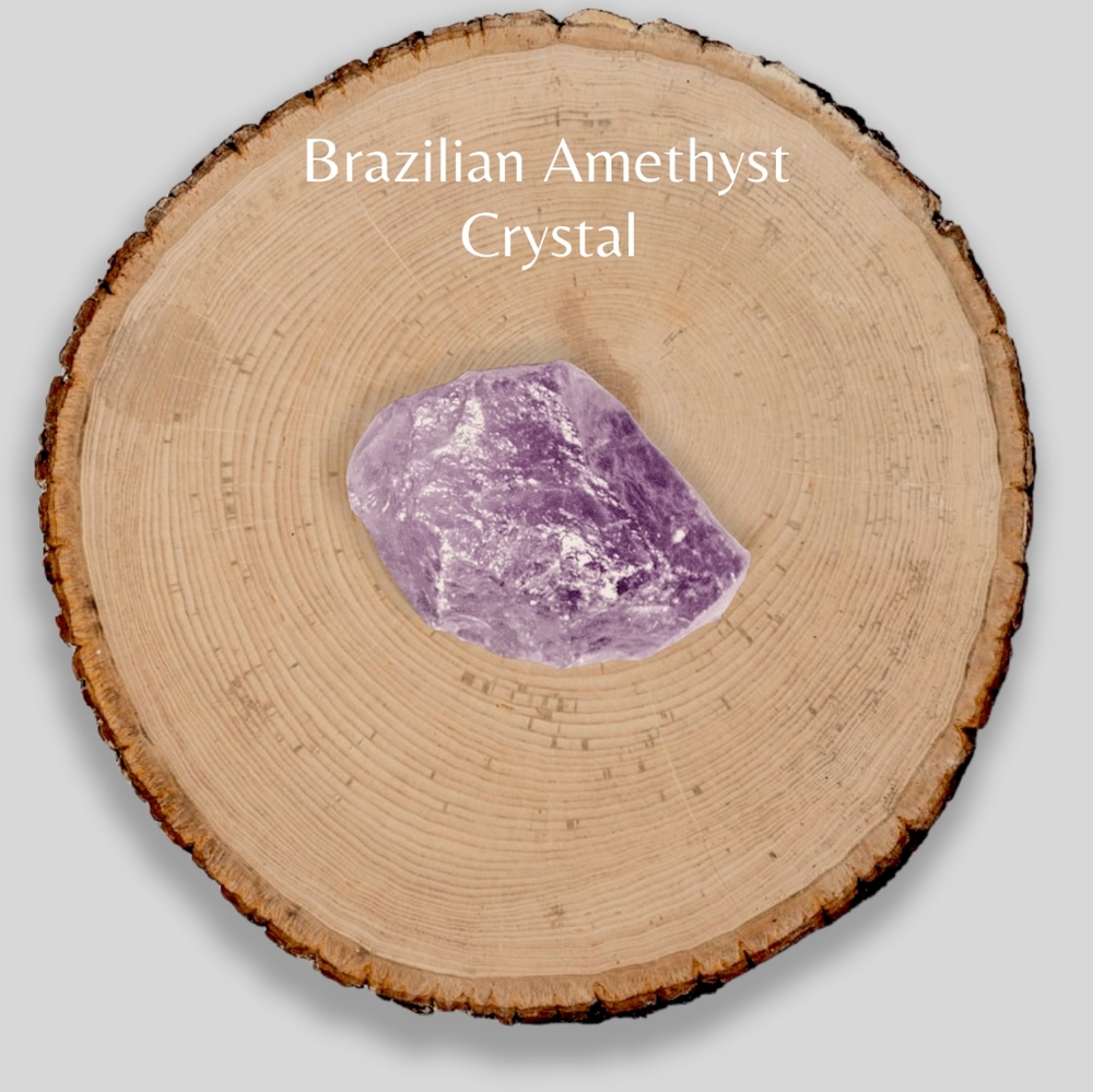 Brazilian Amethyst Healing Crystals with pouch included